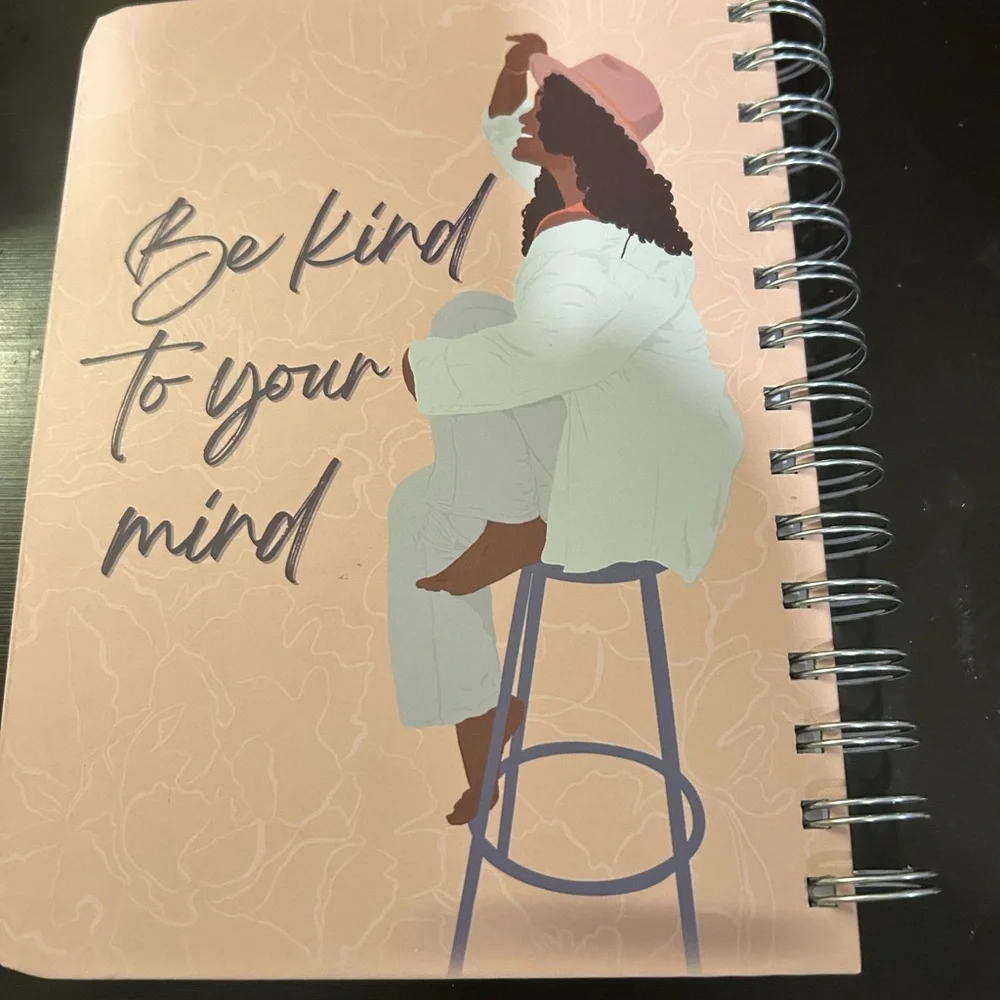 Blank journal with extras.